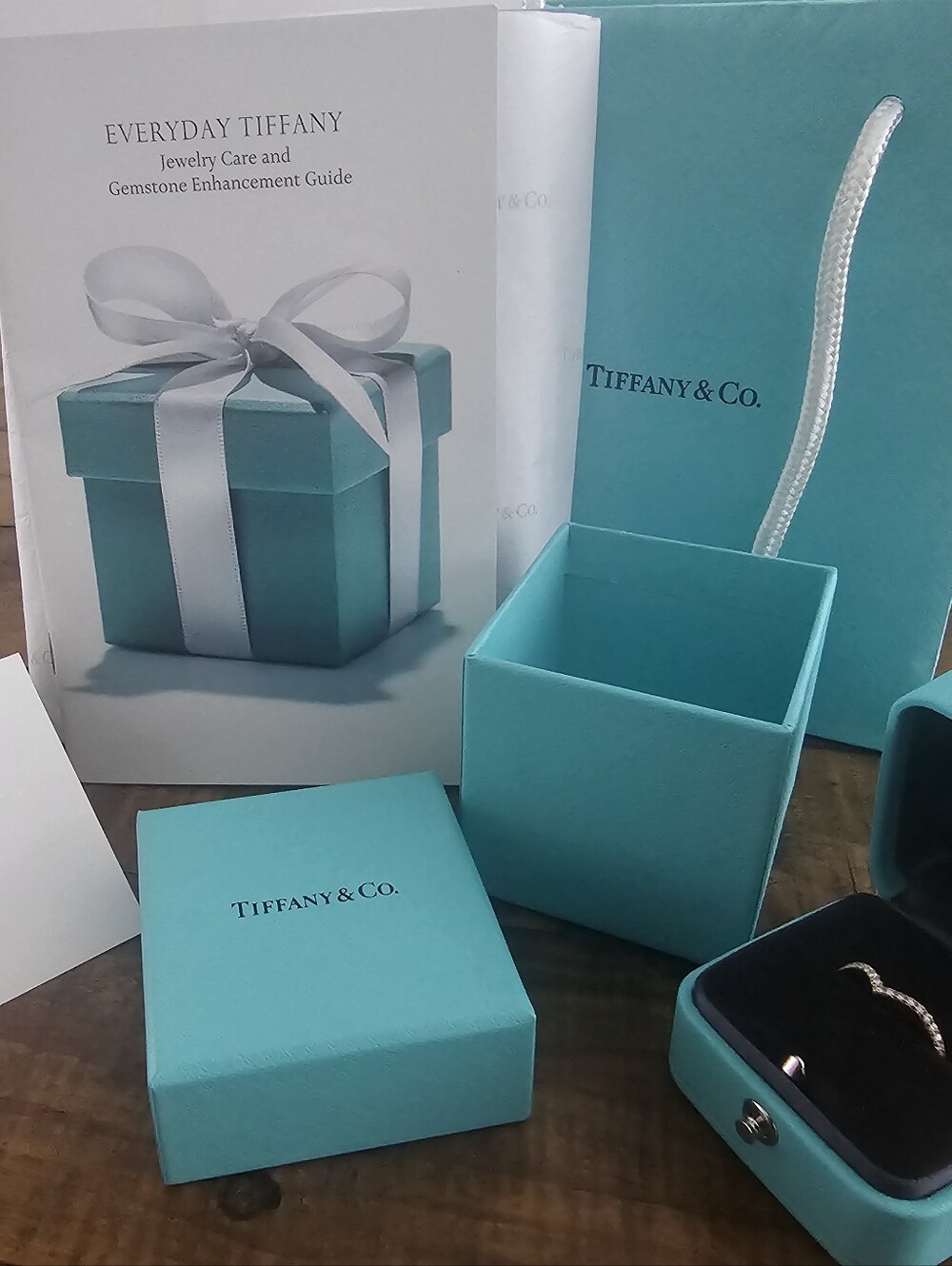 New Never Worn Tiffany & Co. Diamond Ring Size 7